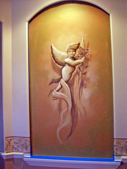 Florida mural angel painting