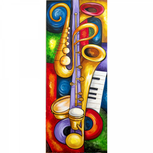 Abstract Music Art-Rhythms of the Canvas